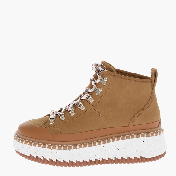 New Chloe Brown Lilli Ankle Boots Size 35 5 - Picture 3 of 3